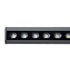 GLOBOSTAR® WASHER-STELLAR 90577 Μπάρα Φωτισμού Wall Washer LED 12W 1020lm 30° DC 24V Αδιάβροχο IP65 Πολύχρωμο RGBW Dimmable DMX512 - Γκρι Ανθρακί - Μ100 x Π3.2 x Υ3cm - 3 Χρόνια Εγγύηση - ledmania.gr