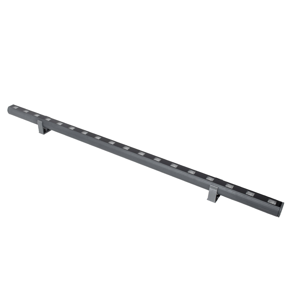 GLOBOSTAR® WASHER-PANDA 90578 Μπάρα Φωτισμού Wall Washer LED 18W 1620lm 15° DC 24V Αδιάβροχο IP65 Πορτοκαλί 2200K Dimmable - Γκρι Ανθρακί - Μ100 x Π4 x Υ3.5cm - 3 Χρόνια Εγγύηση - ledmania.gr