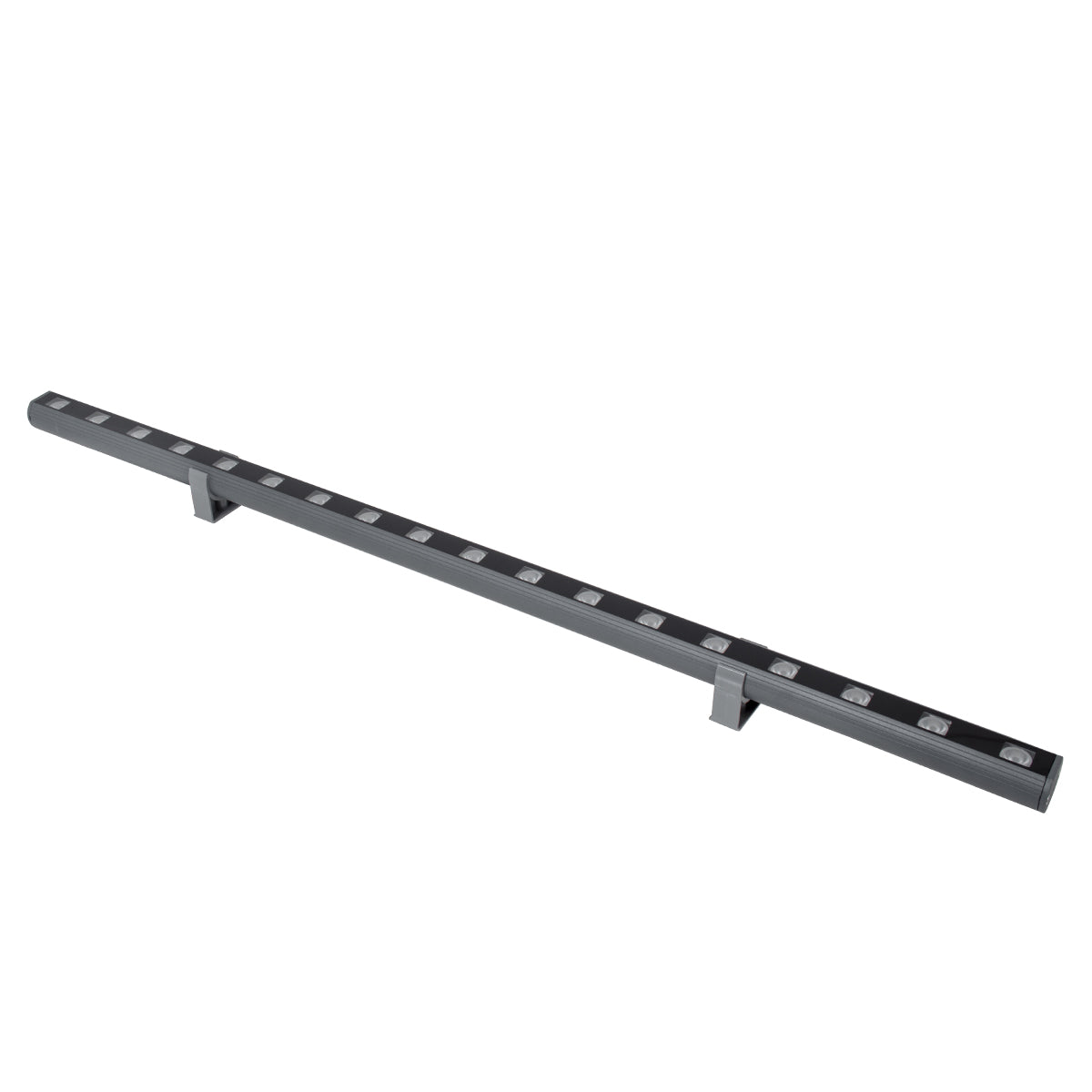 GLOBOSTAR® WASHER-PANDA 90585 Μπάρα Φωτισμού Wall Washer LED 36W 3060lm 15° DC 24V Αδιάβροχο IP65 Πολύχρωμο RGBW Dimmable DMX512 - Γκρι Ανθρακί - Μ100 x Π4 x Υ3.5cm - 3 Χρόνια Εγγύηση - ledmania.gr
