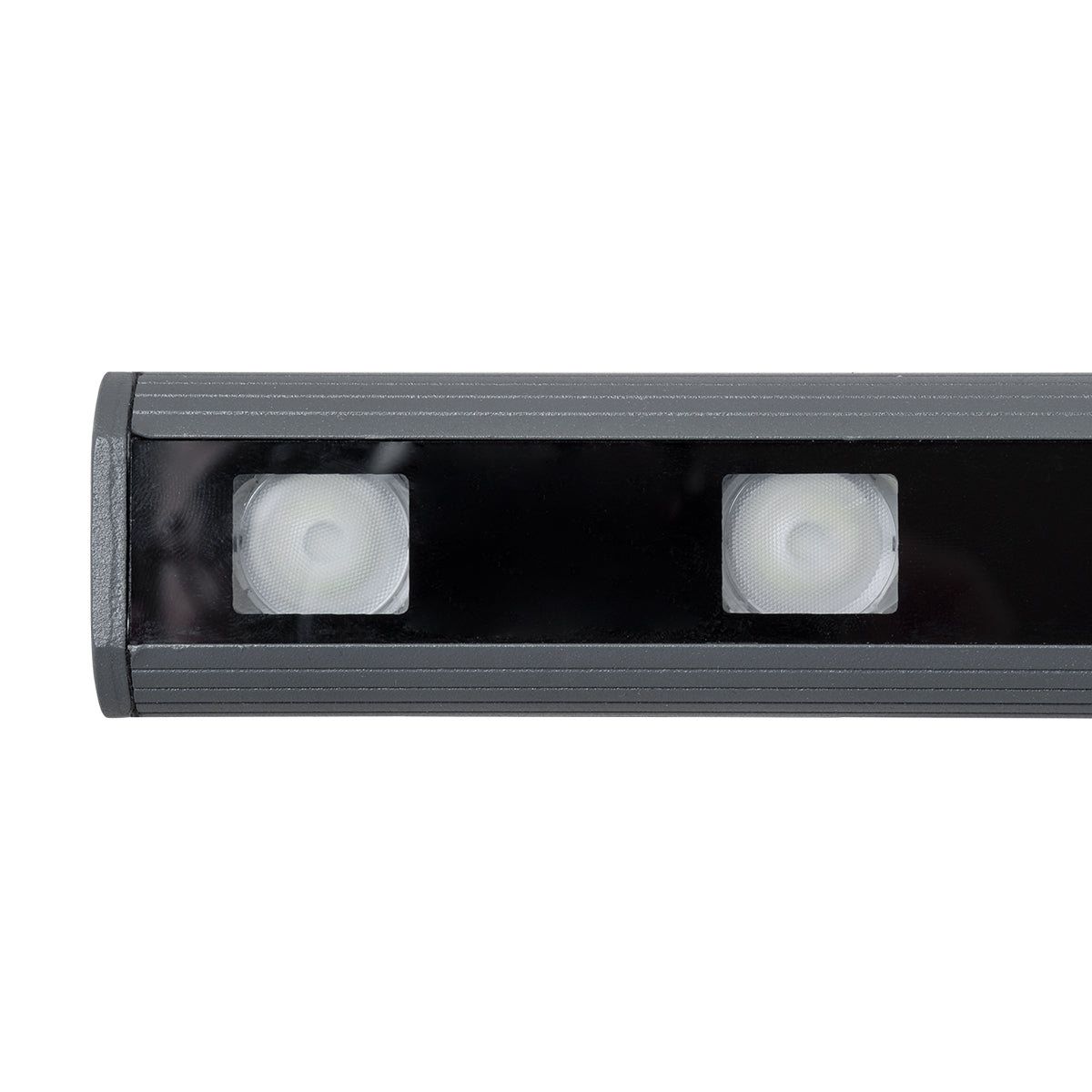 GLOBOSTAR® WASHER-PANDA 90585 Μπάρα Φωτισμού Wall Washer LED 36W 3060lm 15° DC 24V Αδιάβροχο IP65 Πολύχρωμο RGBW Dimmable DMX512 - Γκρι Ανθρακί - Μ100 x Π4 x Υ3.5cm - 3 Χρόνια Εγγύηση - ledmania.gr