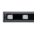 GLOBOSTAR® WASHER-PANDA 90585 Μπάρα Φωτισμού Wall Washer LED 36W 3060lm 15° DC 24V Αδιάβροχο IP65 Πολύχρωμο RGBW Dimmable DMX512 - Γκρι Ανθρακί - Μ100 x Π4 x Υ3.5cm - 3 Χρόνια Εγγύηση - ledmania.gr