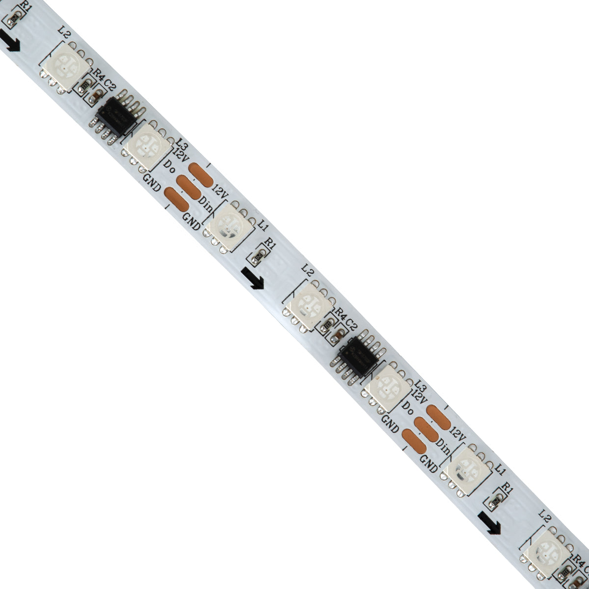 GLOBOSTAR® DIGIPRO 90589 Ψηφιακή Pixel Addressable Ταινία LED 14.4W/m 1152lm/m 120° DC 12V IP20 60 x SMD5050 Chip/m 20 x Pixel/m Πολύχρωμο RGB Dimmable SPI/TTL Protocol IC WS2811/UCS16703 - Μ500 x Π1 x Υ0.2cm - Ρολό 5 Μέτρων - 5 Χρόνια Εγγύηση - ledmania.gr