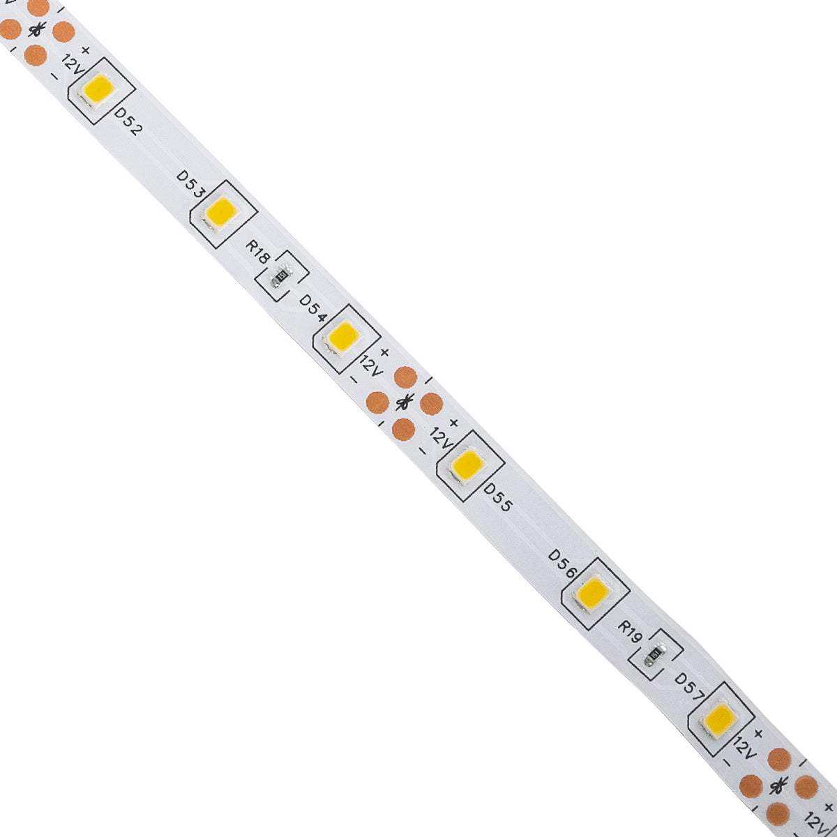 GLOBOSTAR® AVILA 90592 Ταινία LED 4.8W/m 260lm/m 120° DC 12V IP20 60 x SMD3528 Chip/m Θερμό Λευκό 2700K Dimmable - Μ500 x Π0.8 x Υ0.2cm - Ρολό 5 Μέτρων - 2 Χρόνια Εγγύηση - ledmania.gr