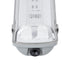 GLOBOSTAR® VIGAS 90611 Γραμμικό Βιομηχανικό Φωτιστικό Σκαφάκι Tri-Proof με Μεταλλικά Clips για 2 x Λάμπες T8 G13 60cm Τύπου Φθορίου LED Τροφοδοσίας Ενός Άκρου 120° AC 220-240V Αδιάβροχο IP65 - Γκρι με Διάφανο Κάλυμμα Πλαστικό PC - Μ66 x Π11.5 x Υ9cm - ledmania.gr