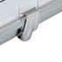 GLOBOSTAR® VIGAS 90611 Γραμμικό Βιομηχανικό Φωτιστικό Σκαφάκι Tri-Proof με Μεταλλικά Clips για 2 x Λάμπες T8 G13 60cm Τύπου Φθορίου LED Τροφοδοσίας Ενός Άκρου 120° AC 220-240V Αδιάβροχο IP65 - Γκρι με Διάφανο Κάλυμμα Πλαστικό PC - Μ66 x Π11.5 x Υ9cm - ledmania.gr
