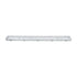 GLOBOSTAR® VIGAS 90613 Γραμμικό Βιομηχανικό Φωτιστικό Σκαφάκι Tri-Proof με Μεταλλικά Clips για 2 x Λάμπες T8 G13 120cm Τύπου Φθορίου LED Τροφοδοσίας Ενός Άκρου 120° AC 220-240V Αδιάβροχο IP65 - Γκρι με Διάφανο Κάλυμμα Πλαστικό PC - Μ126 x Π11.5 x Υ9cm - ledmania.gr