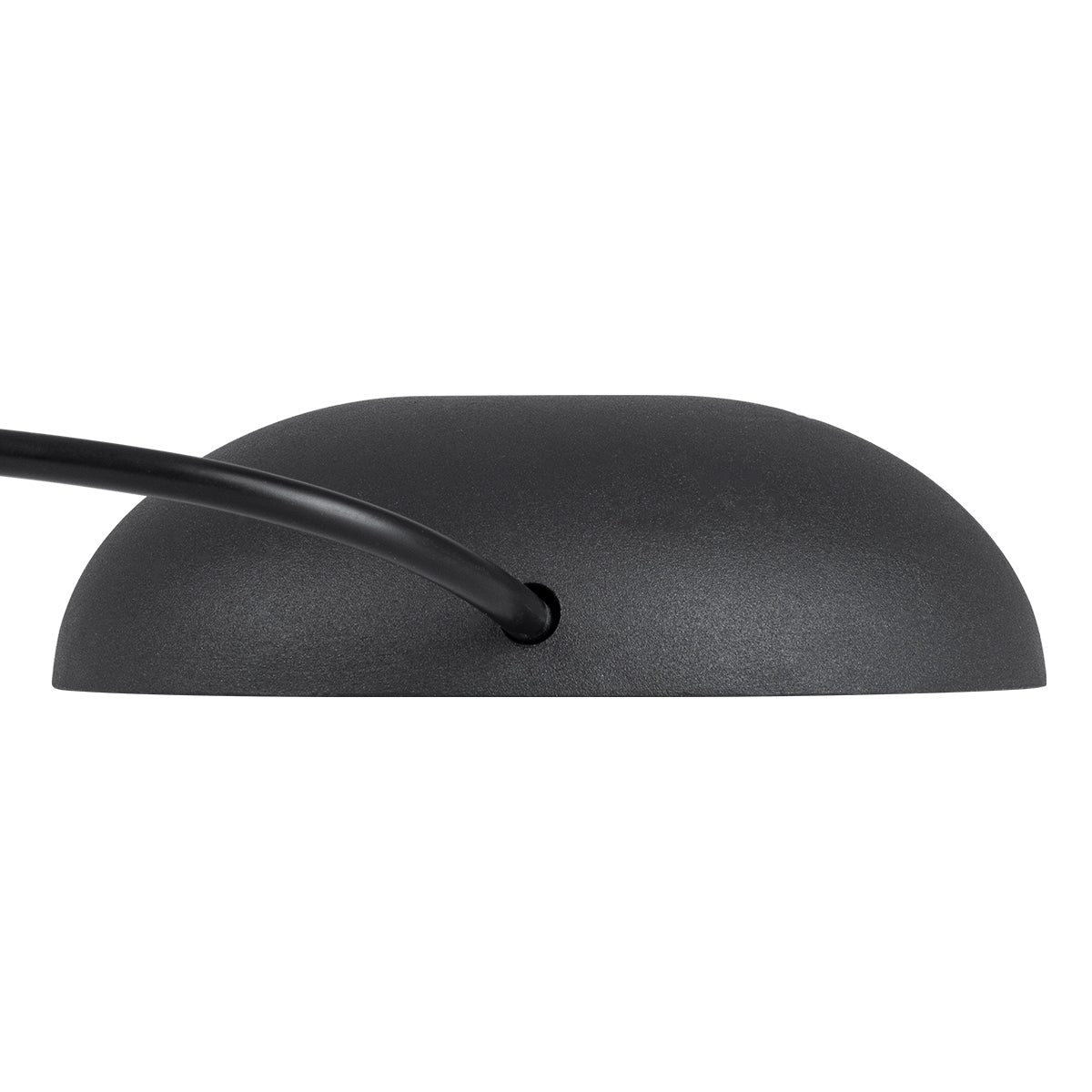GLOBOSTAR® STEP-LUNA 90616 Αρχιτεκτονικό Φωτιστικό Διαδρόμου/Σκαλοπατιού LED 3W 330lm 10° DC 24V Αδιάβροχο IP65 Θερμό Λευκό 2700K Dimmable - Μαύρο - Φ12 x Υ3cm - 3 Χρόνια Εγγύηση - ledmania.gr