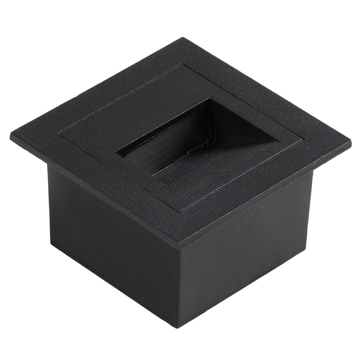 GLOBOSTAR® STEP-MINA 90625 Χωνευτό Αρχιτεκτονικό Φωτιστικό Διαδρόμου/Σκαλοπατιού LED 3W 330lm 30° DC 24V Αδιάβροχο IP65 Θερμό Λευκό 2700K Dimmable - Μαύρο - Μ8.3 x Π8.3 x Υ5cm / Q6.6cm - 3 Χρόνια Εγγύηση - ledmania.gr