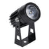 GLOBOSTAR® SPOT-TOLA 90631 Αρχιτεκτονικό Σποτ Φωτισμου LED 1W 110lm 10° DC 24V Αδιάβροχο IP65 Θερμό Λευκό 2700K Dimmable - Γκρι Ανθρακί - Μ5 x Π5 x Υ9cm - 3 Χρόνια Εγγύηση - ledmania.gr