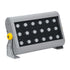 GLOBOSTAR® FLOOD-HENA 90642 Προβολέας Σποτ Wall Washer LED 36W 3600lm 30° DC 24V Αδιάβροχο IP65 RGB DMX512 Dimmable - Ασημί - Μ30 x Π6 x Υ17cm - 3 Χρόνια Εγγύηση - ledmania.gr