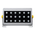 GLOBOSTAR® FLOOD-HENA 90642 Προβολέας Σποτ Wall Washer LED 36W 3600lm 30° DC 24V Αδιάβροχο IP65 RGB DMX512 Dimmable - Ασημί - Μ30 x Π6 x Υ17cm - 3 Χρόνια Εγγύηση - ledmania.gr