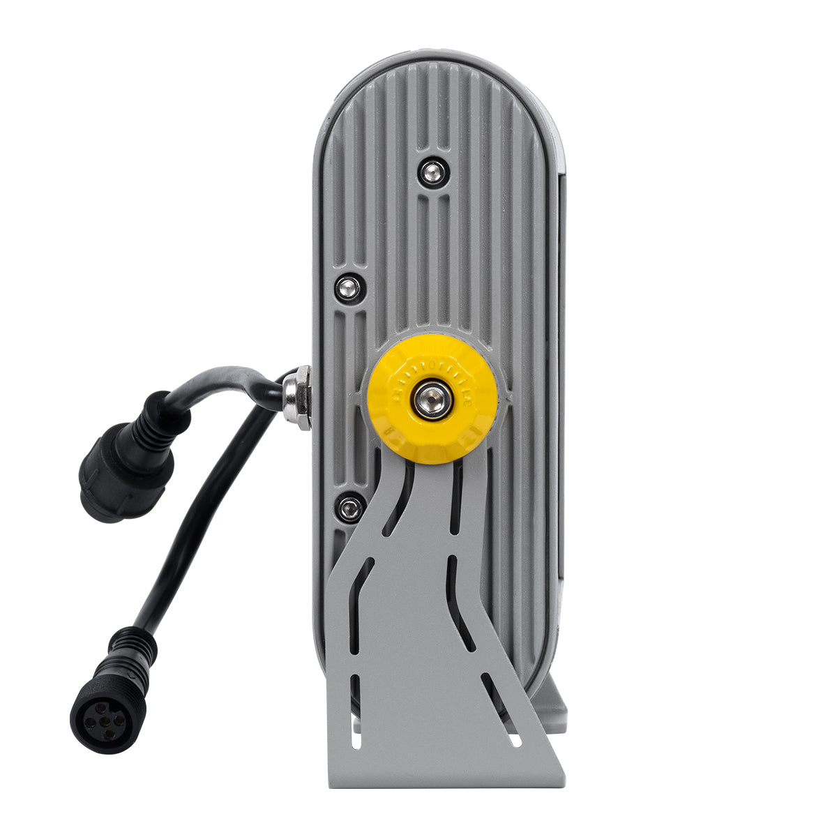 GLOBOSTAR® FLOOD-HENA 90642 Προβολέας Σποτ Wall Washer LED 36W 3600lm 30° DC 24V Αδιάβροχο IP65 RGB DMX512 Dimmable - Ασημί - Μ30 x Π6 x Υ17cm - 3 Χρόνια Εγγύηση - ledmania.gr