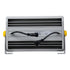 GLOBOSTAR® FLOOD-HENA 90642 Προβολέας Σποτ Wall Washer LED 36W 3600lm 30° DC 24V Αδιάβροχο IP65 RGB DMX512 Dimmable - Ασημί - Μ30 x Π6 x Υ17cm - 3 Χρόνια Εγγύηση - ledmania.gr