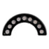 GLOBOSTAR® TREELIGHT-WINA 90680 Κυρτή Μπάρα Φωτισμού Wall Washer για Φυτά - Δέντρα LED 9W 990lm 30° DC 24V Αδιάβροχο IP65 Θερμό Λευκό 2700K Dimmable - Γκρι Ανθρακί - Μ20.5 x Π5.5 x Υ11cm - 3 Χρόνια Εγγύηση - ledmania.gr