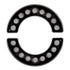GLOBOSTAR® TREELIGHT-WINA 90680 Κυρτή Μπάρα Φωτισμού Wall Washer για Φυτά - Δέντρα LED 9W 990lm 30° DC 24V Αδιάβροχο IP65 Θερμό Λευκό 2700K Dimmable - Γκρι Ανθρακί - Μ20.5 x Π5.5 x Υ11cm - 3 Χρόνια Εγγύηση - ledmania.gr