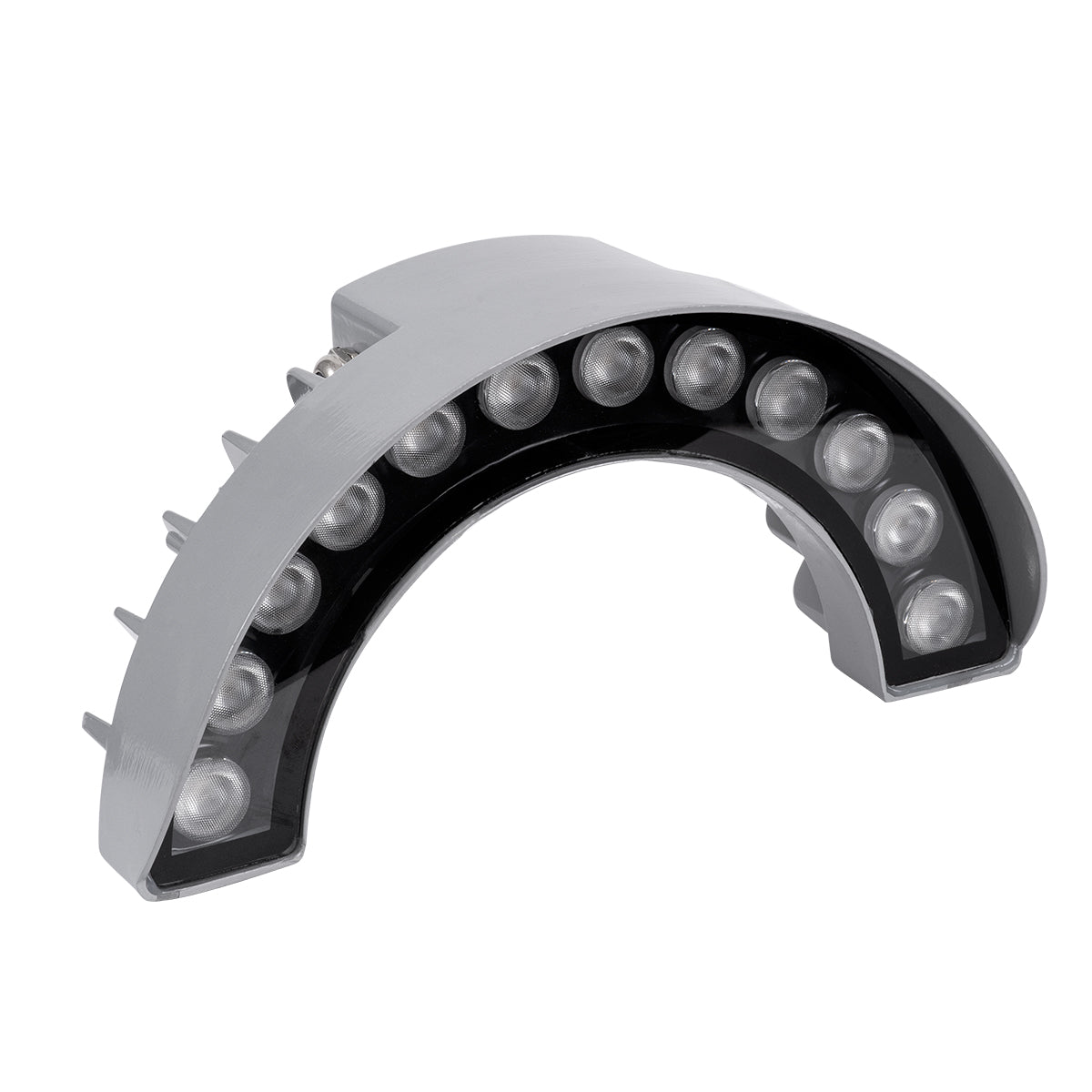 GLOBOSTAR® TREELIGHT-WINA 90681 Κυρτή Μπάρα Φωτισμού Wall Washer για Φυτά - Δέντρα LED 12W 1320lm 30° DC 24V Αδιάβροχο IP65 Θερμό Λευκό 2700K Dimmable - Γκρι Ανθρακί - Μ23.5 x Π7.5 x Υ12cm - 3 Χρόνια Εγγύηση - ledmania.gr