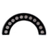 GLOBOSTAR® TREELIGHT-WINA 90681 Κυρτή Μπάρα Φωτισμού Wall Washer για Φυτά - Δέντρα LED 12W 1320lm 30° DC 24V Αδιάβροχο IP65 Θερμό Λευκό 2700K Dimmable - Γκρι Ανθρακί - Μ23.5 x Π7.5 x Υ12cm - 3 Χρόνια Εγγύηση - ledmania.gr