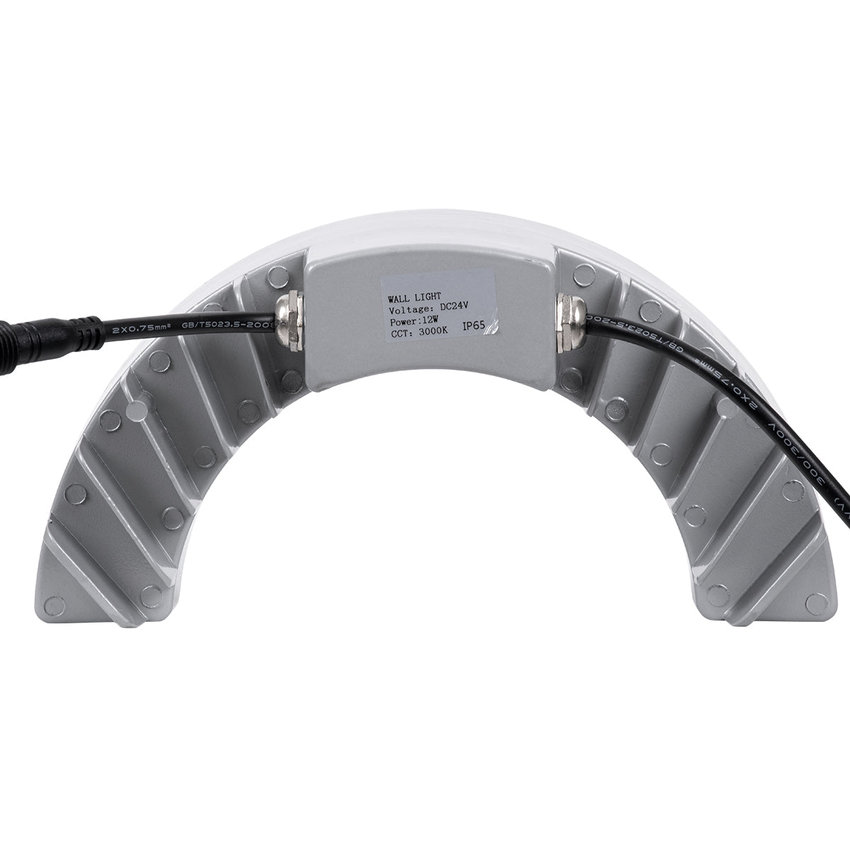 GLOBOSTAR® TREELIGHT-WINA 90681 Κυρτή Μπάρα Φωτισμού Wall Washer για Φυτά - Δέντρα LED 12W 1320lm 30° DC 24V Αδιάβροχο IP65 Θερμό Λευκό 2700K Dimmable - Γκρι Ανθρακί - Μ23.5 x Π7.5 x Υ12cm - 3 Χρόνια Εγγύηση - ledmania.gr
