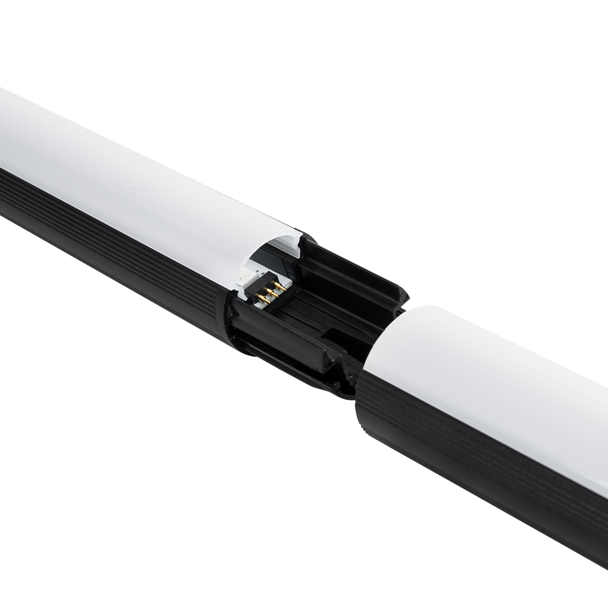 GLOBOSTAR® DIGICOLUMN 90763 Μοντέρνο Επιδαπέδιο Γραμμικό Ψηφιακό Φωτιστικό Digital Pixel Symphony Bar με RF Ασύρματο Χειριστήριο LED 16W 1280lm 180° DC 5V με USB 2.0 IP20 Πολύχρωμο RGB Dimmable - Μαύρο - Φ3 x Υ165cm - 2 Χρόνια Εγγύηση - ledmania.gr