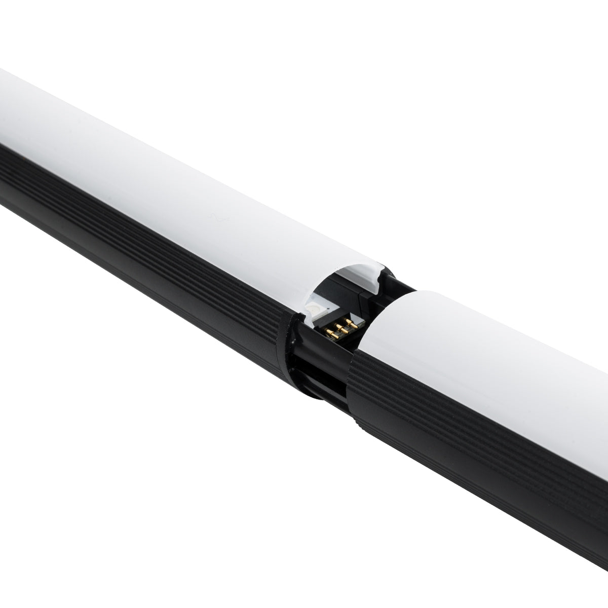 GLOBOSTAR® DIGICOLUMN 90763 Μοντέρνο Επιδαπέδιο Γραμμικό Ψηφιακό Φωτιστικό Digital Pixel Symphony Bar με RF Ασύρματο Χειριστήριο LED 16W 1280lm 180° DC 5V με USB 2.0 IP20 Πολύχρωμο RGB Dimmable - Μαύρο - Φ3 x Υ165cm - 2 Χρόνια Εγγύηση - ledmania.gr