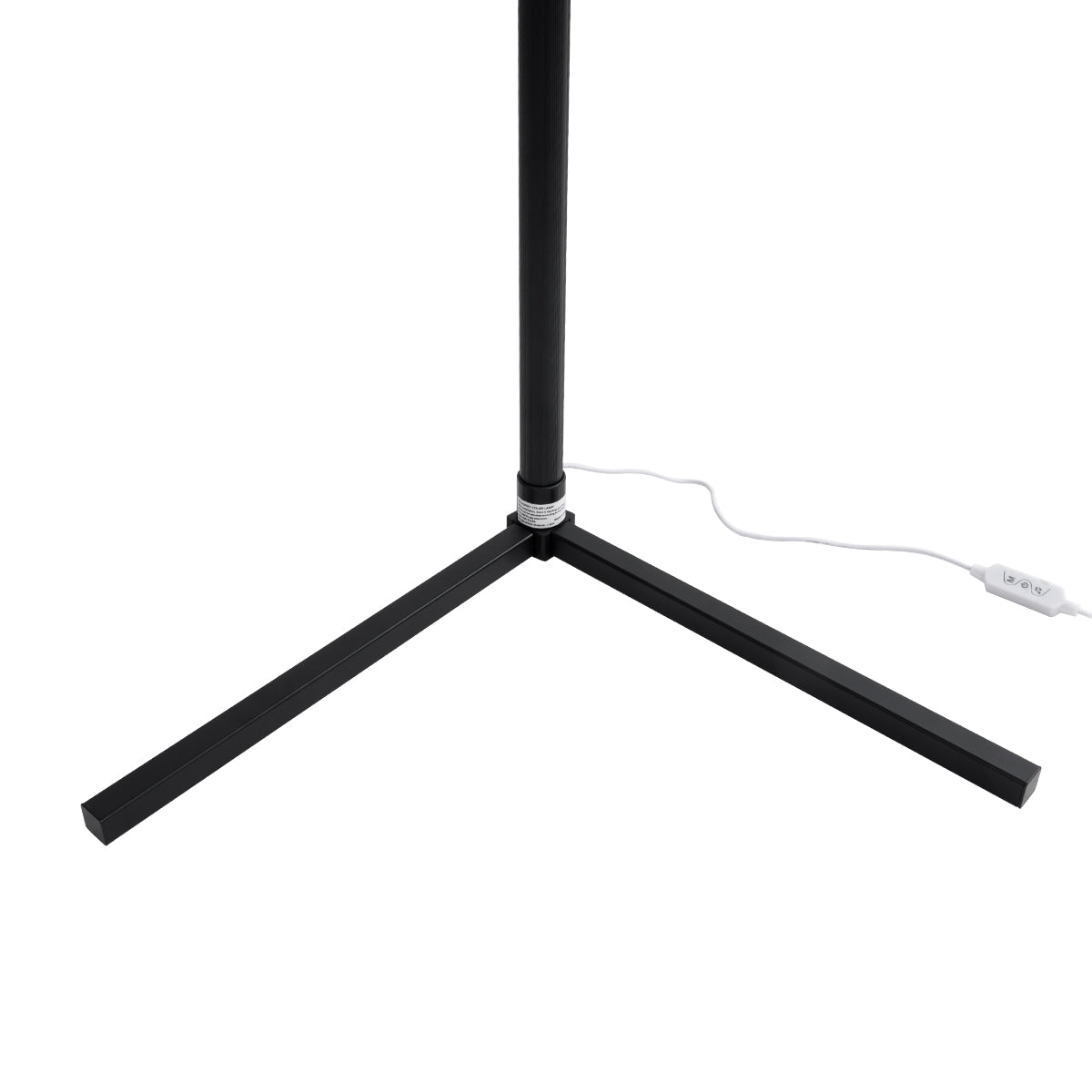 GLOBOSTAR® DIGICOLUMN 90763 Μοντέρνο Επιδαπέδιο Γραμμικό Ψηφιακό Φωτιστικό Digital Pixel Symphony Bar με RF Ασύρματο Χειριστήριο LED 16W 1280lm 180° DC 5V με USB 2.0 IP20 Πολύχρωμο RGB Dimmable - Μαύρο - Φ3 x Υ165cm - 2 Χρόνια Εγγύηση - ledmania.gr