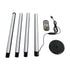 GLOBOSTAR® DIGICOLUMN 90764 Μοντέρνο Επιδαπέδιο Γραμμικό Ψηφιακό Φωτιστικό Digital Pixel Symphony Bar με RF Ασύρματο Χειριστήριο LED 16W 1280lm 180° DC 5V με USB 2.0 IP20 Πολύχρωμο RGB Dimmable - Μαύρο - Φ3 x Υ165cm - 2 Χρόνια Εγγύηση - ledmania.gr