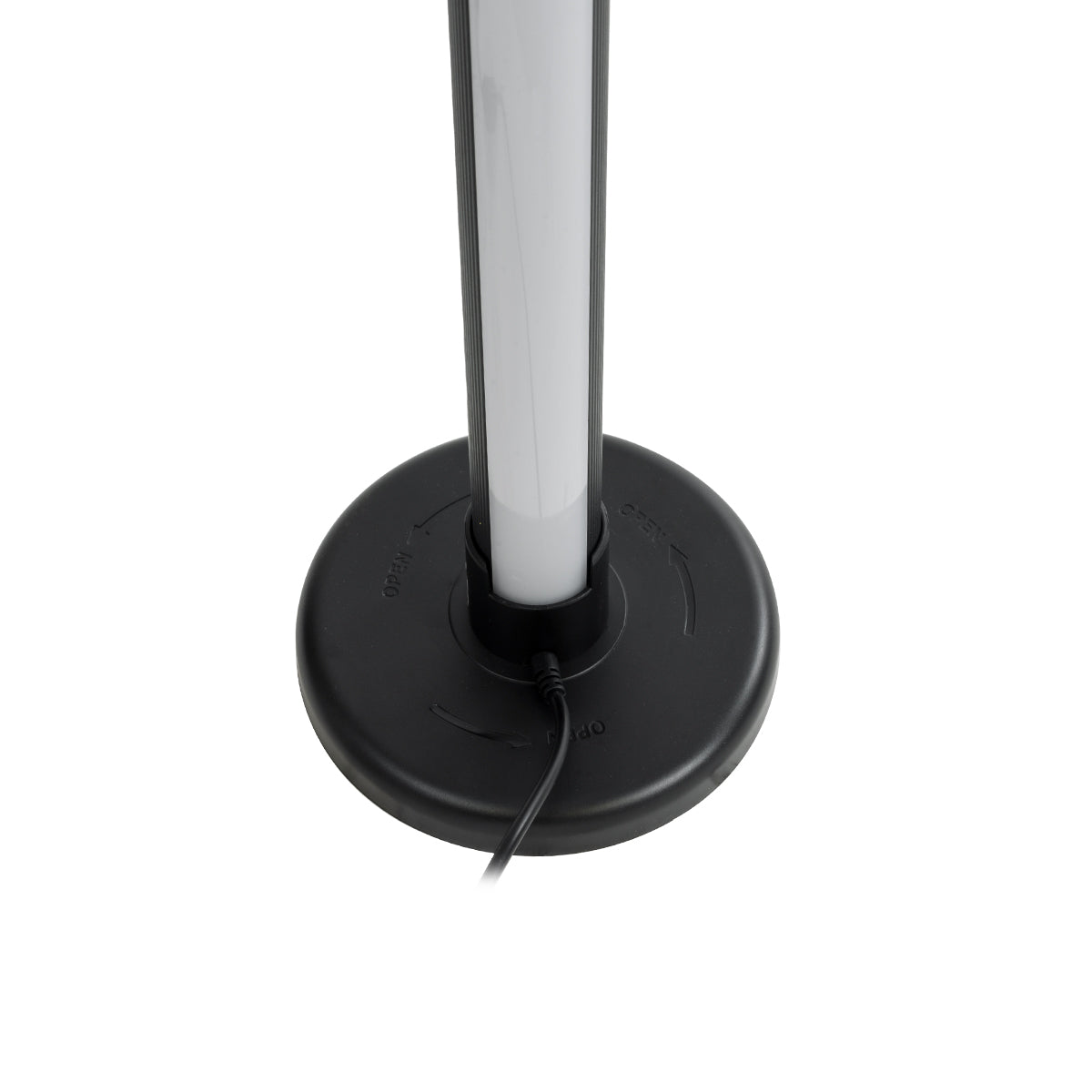 GLOBOSTAR® DIGICOLUMN 90764 Μοντέρνο Επιδαπέδιο Γραμμικό Ψηφιακό Φωτιστικό Digital Pixel Symphony Bar με RF Ασύρματο Χειριστήριο LED 16W 1280lm 180° DC 5V με USB 2.0 IP20 Πολύχρωμο RGB Dimmable - Μαύρο - Φ3 x Υ165cm - 2 Χρόνια Εγγύηση - ledmania.gr
