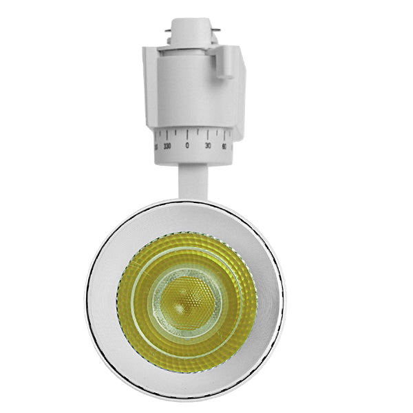 Globostar S-40016 Μονοφασικό Bridgelux COB LED Λευκό Φωτιστικό Σποτ Ράγας 20W 230V 2600lm 30° Ψυχρό Λευκό 6000k