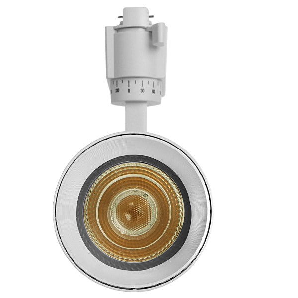 Globostar 60814 Μονοφασικό Bridgelux COB LED Λευκό Φωτιστικό Σποτ Ράγας 30W 230V 3600lm 30° Θερμό Λευκό 3000k - ledmania.gr
