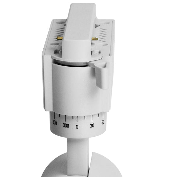 Globostar 60814 Μονοφασικό Bridgelux COB LED Λευκό Φωτιστικό Σποτ Ράγας 30W 230V 3600lm 30° Θερμό Λευκό 3000k - ledmania.gr