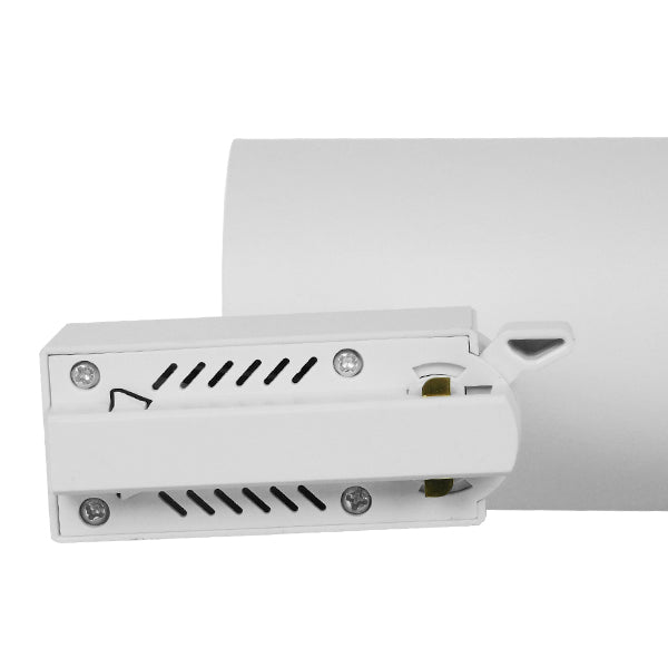Globostar 60814 Μονοφασικό Bridgelux COB LED Λευκό Φωτιστικό Σποτ Ράγας 30W 230V 3600lm 30° Θερμό Λευκό 3000k - ledmania.gr