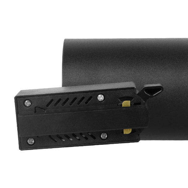 Globostar 60817 Μονοφασικό Bridgelux COB LED Μάυρο Φωτιστικό Σποτ Ράγας 30W 230V 3600lm 30° Θερμό Λευκό 3000k - ledmania.gr