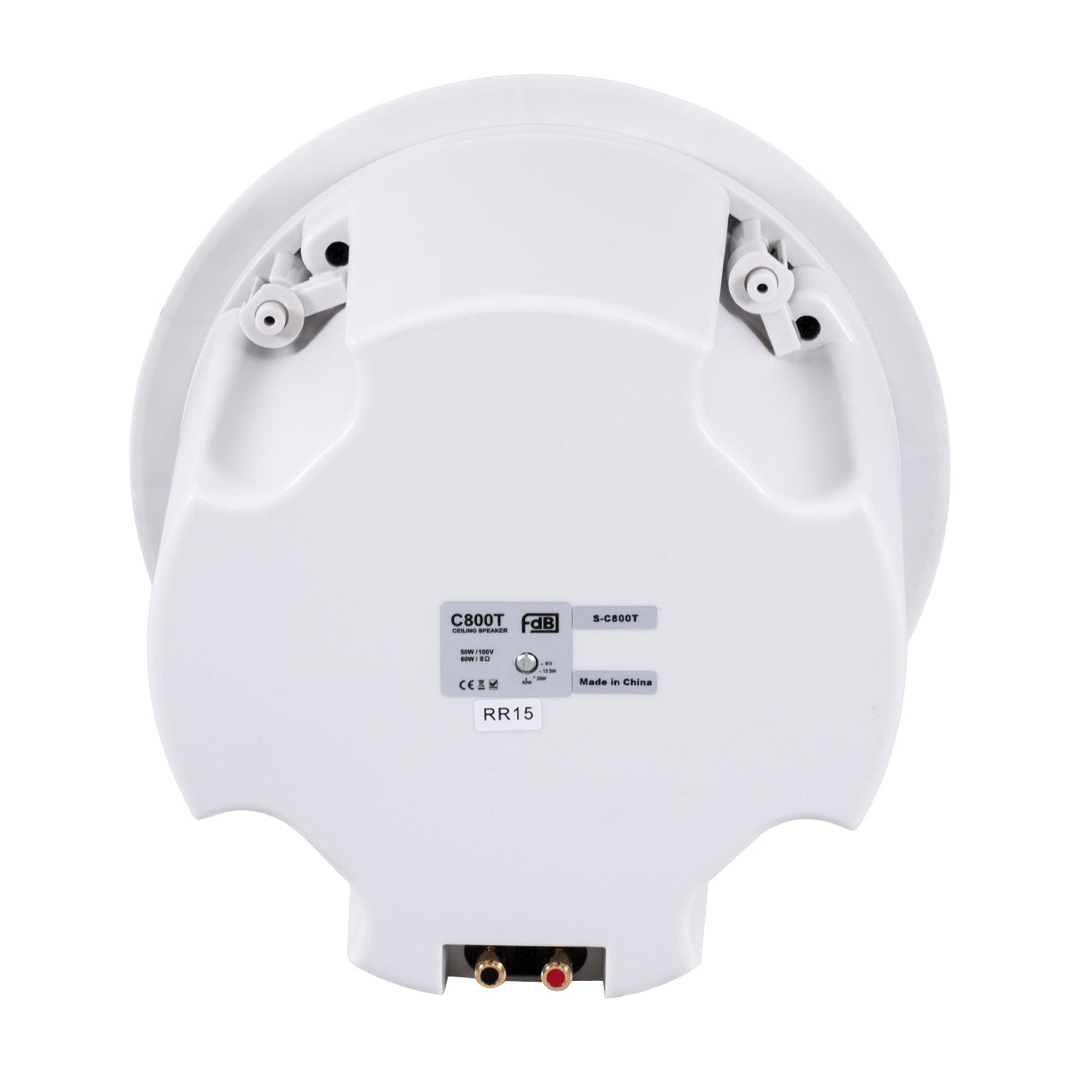 GLOBOSTAR® FDB C800T 98013 Χωνευτό Παθητικό Ηχείο Εγκαταστάσεων με Μετασχηματιστή 100V & 8Ω - 50W RMS (100W Peak) - 1 x 8" Inches LF & 1 x 1" Inches HF - IP20 - Λευκό - Μ28 x Π28 x Υ21cm / Q24.5 x 17.7cm - 2 Χρόνια Εγγύηση - ledmania.gr