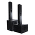 GloboStar® FDB K806+K118BAS 98027-98028-SET PA Column System - Ενεργό Αυτοενισχυόμενο Σετ Ηχείων & Subwoofer Column Κολωνάτο με Ψηφιακό Ενισχυτή SA2.68 AC 220V/50-60Hz -1200W RMS/4Ω + 960W RMS/6Ω (8640W Peak) - IP20 - Μαύρο - Σετ 4 Τεμαχίων - ledmania.gr
