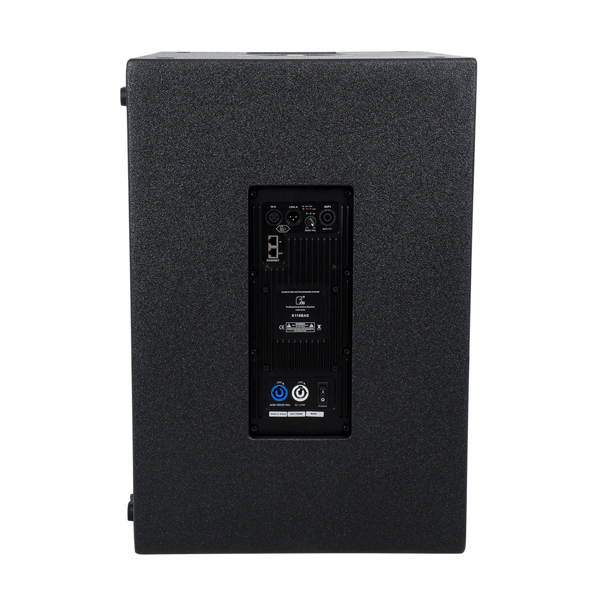 GLOBOSTAR® FDB K118BAS 98028 Επιδαπέδιο Ενεργό Αυτοενισχυόμενο PA Subwoofer Κολωνάτο Σύστημα με Ψηφιακό Ενισχυτή DSP SA2.68 AC 220V/50-60Hz - 600W RMS/4Ω + 600W RMS/4Ω (2400W Peak) - 1 x 18" Inches LF - IP20 - Μαύρο - Μ47.5 x Π71 x Υ70cm - 2 Χρόνια Εγγ... - ledmania.gr