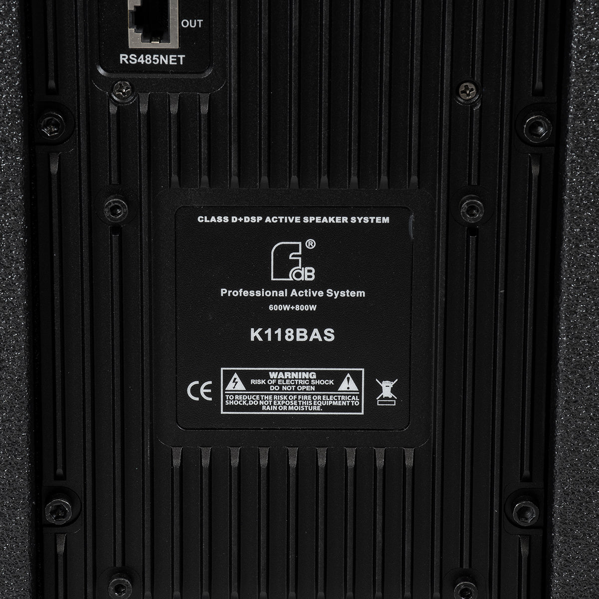 GLOBOSTAR® FDB K118BAS 98028 Επιδαπέδιο Ενεργό Αυτοενισχυόμενο PA Subwoofer Κολωνάτο Σύστημα με Ψηφιακό Ενισχυτή DSP SA2.68 AC 220V/50-60Hz - 600W RMS/4Ω + 600W RMS/4Ω (2400W Peak) - 1 x 18" Inches LF - IP20 - Μαύρο - Μ47.5 x Π71 x Υ70cm - 2 Χρόνια Εγγ... - ledmania.gr