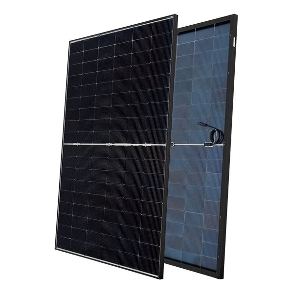 BIFACIAL HALF-CUT SOLAR PANEL N-TYPE 430W, BLACK