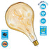 GloboStar® 99175 Λάμπα E27 R170 Rock LED SOFT SPIRAL FILAMENT 6W 500 lm 320° AC 85-265V Edison Retro με Μελί Γυαλί Ultra Θερμό Λευκό 2200 K Dimmable - ledmania.gr