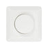 GloboStar® 999-0006 Ροοστάτης Dimmer Τοίχου LED AC100-240V 400W IP20 Μ8.4 x Π8.4 x Υ4.5cm - ledmania.gr