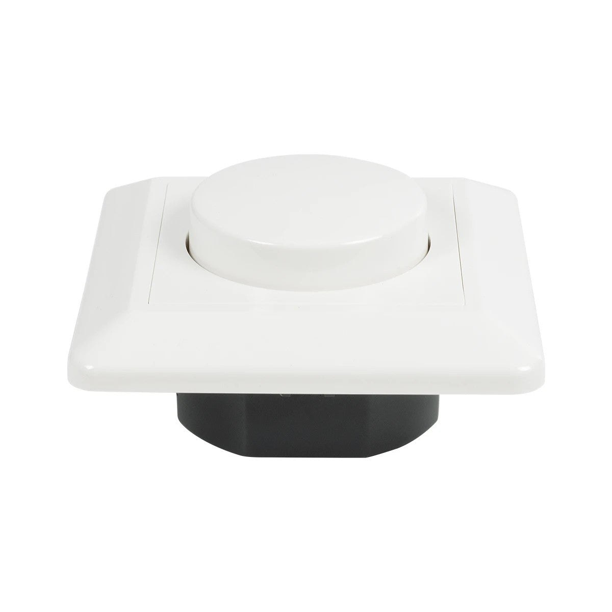 GloboStar® 999-0006 Ροοστάτης Dimmer Τοίχου LED AC100-240V 400W IP20 Μ8.4 x Π8.4 x Υ4.5cm - ledmania.gr