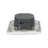 GloboStar® 999-0006 Ροοστάτης Dimmer Τοίχου LED AC100-240V 400W IP20 Μ8.4 x Π8.4 x Υ4.5cm - ledmania.gr