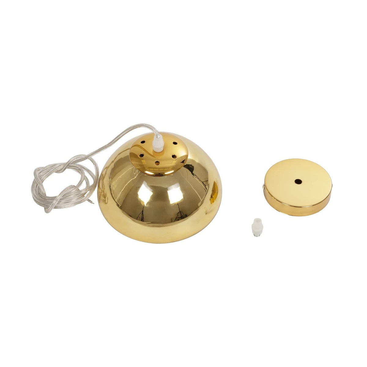 GLOBOSTAR® CRISTIN 999-0037 Μοντέρνο Κρεμαστό Φωτιστικό Οροφής με Ντουί 1 x G4 AC 220-240V IP20 - Χρυσό - Μ18 x Π18 x Υ13cm - ledmania.gr