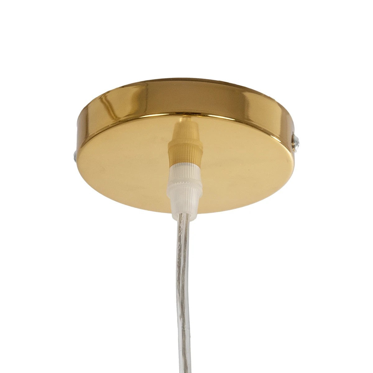 GLOBOSTAR® CRISTIN 999-0037 Μοντέρνο Κρεμαστό Φωτιστικό Οροφής με Ντουί 1 x G4 AC 220-240V IP20 - Χρυσό - Μ18 x Π18 x Υ13cm - ledmania.gr