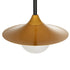 GLOBOSTAR® JOLIET 999-0042 Μοντέρνο Κρεμαστό Φωτιστικό Οροφής με Ντουί 1 x G9 AC 220-240V IP20 - Μαύρο & Χρυσό - Μ20 x Π20 x Y43cm