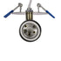 GloboStar® SARA 999-0062 Χωνευτό Φωτιστικό Οροφής Σποτ Μονόφωτο 1 x E27 IP20 Μπρούτζινο Μέταλλο - Μ8,5 x Π8,5 x Υ11cm - ledmania.gr