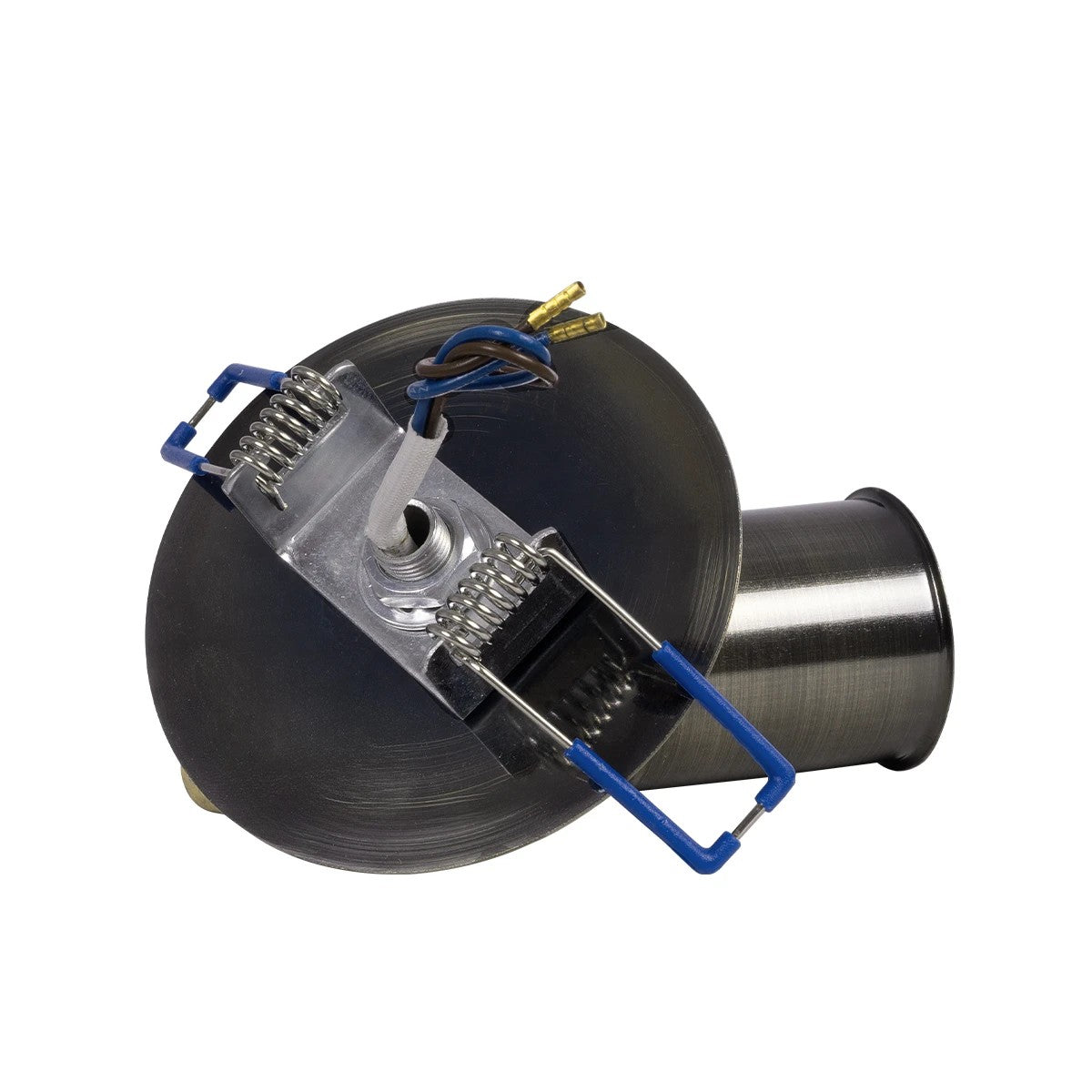 GloboStar® SARA 999-0062 Χωνευτό Φωτιστικό Οροφής Σποτ Μονόφωτο 1 x E27 IP20 Μπρούτζινο Μέταλλο - Μ8,5 x Π8,5 x Υ11cm - ledmania.gr