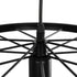 GLOBOSTAR® CASTOR 999-0228 Vintage Κρεμαστό Φωτιστικό Οροφής με Ντουί 1 x E27 AC 220-240V IP20 - Μαύρο - Μ30 x Π30 x Υ11cm