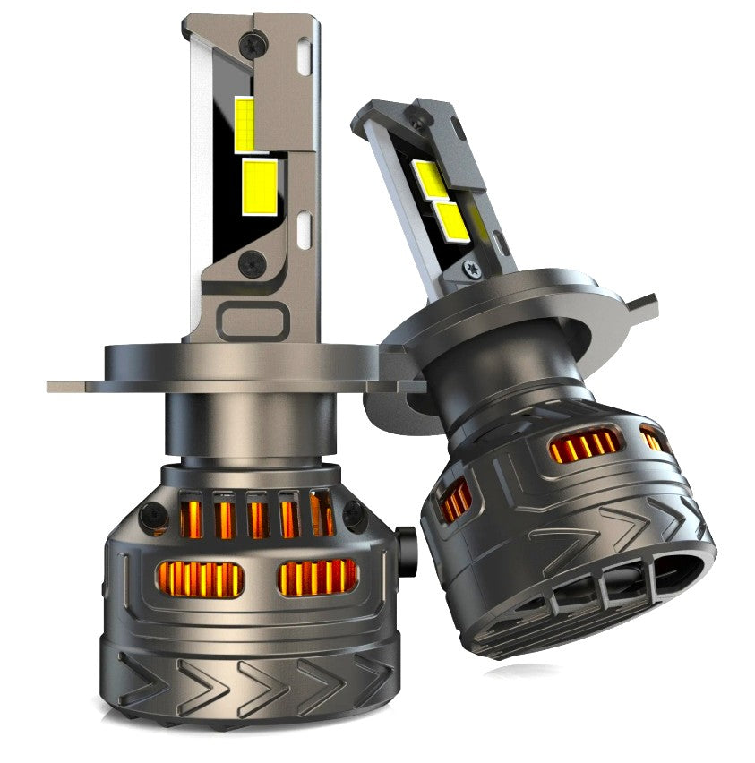 H4 Canbus Υψηλής ισχύος Νέος προβολέας Led 300W 32000LM με μακροχρόνιο και σταθερό φωτισμό  Λάμπα φωτός IP68 Λευκό-Σετ 2τεμ.