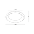 ΟΡΟΦΗΣ Φ/Σ LED 73W CCT 5250LM ΜΑΥΡΟ ΜΕΤΑΛΛΙΚΟ D81XH8,5CM DIANA