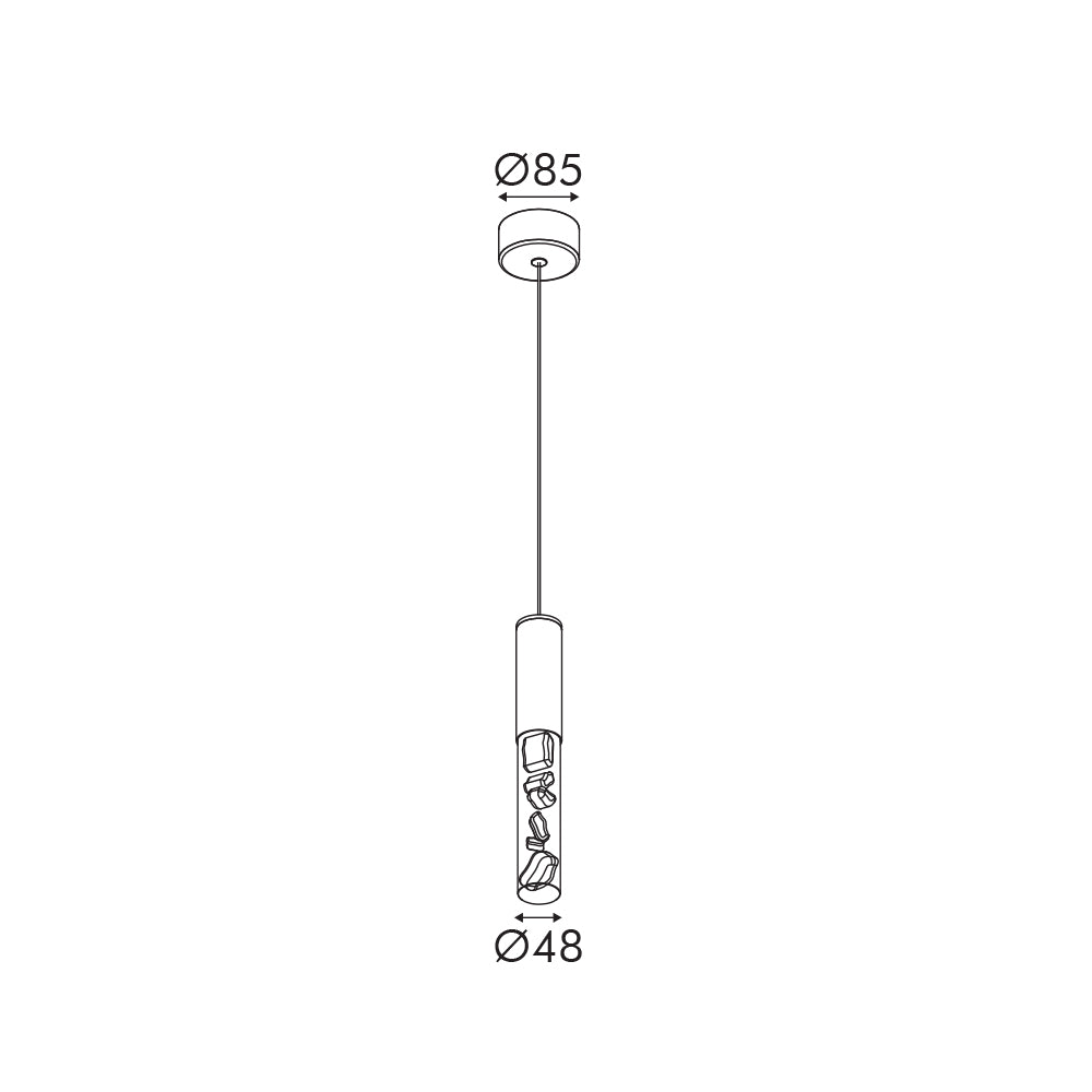 OASIS-ΦΩΤΙΣΤΙΚΟ ΚΡΕΜΑΣΤΟ ΑΜΜΩΔΕΣ ΛΕΥΚΟ ΑΛΟΥΜΙΝΙΟΥ LED COB 7W CCT 350LM IP20 50X50X1500MM